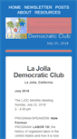 Mobile Screenshot of lajollademocrats.org